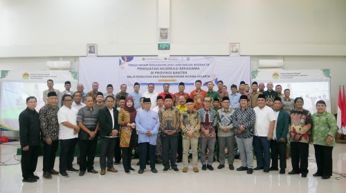 Wujudkan Kerukunan, Balai Litbang Agama Jakarta Gelar Dialog Moderasi Beragama di Banten